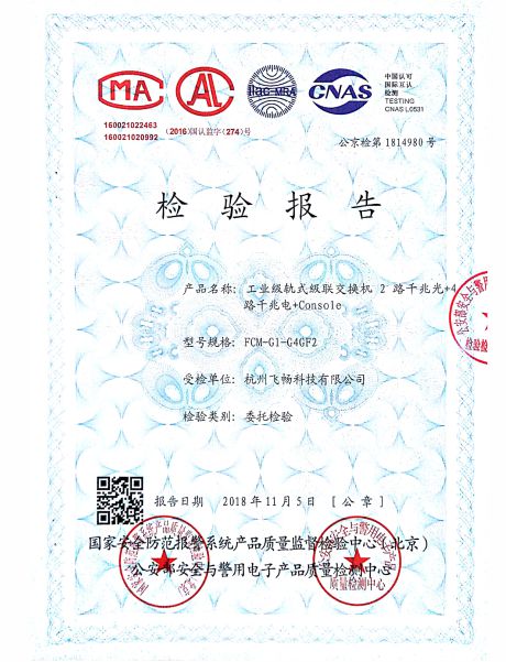 飞畅科技-公安部检测报告