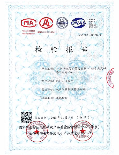 飞畅科技-公安部检测报告