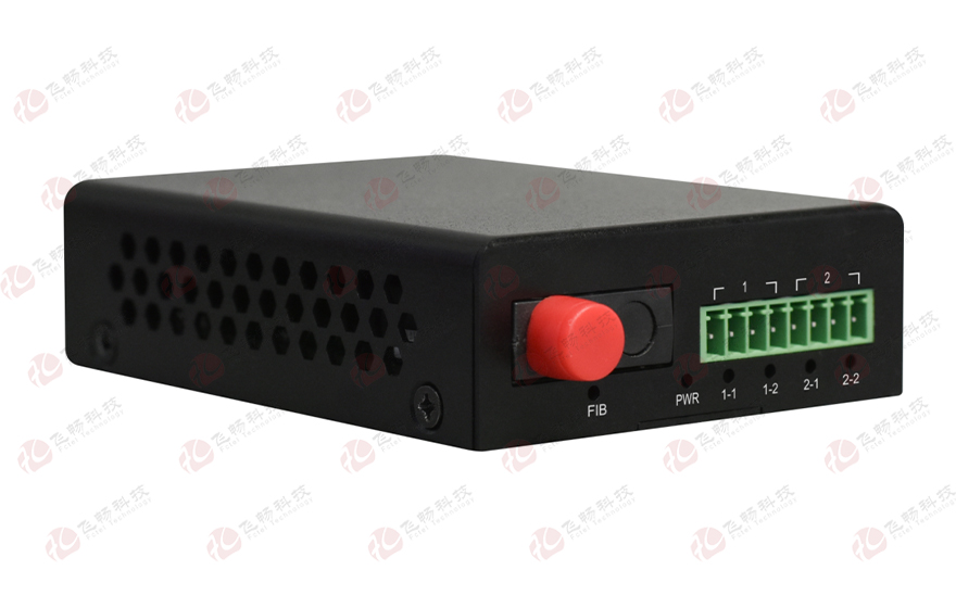 飞畅科技-袖珍型1-2路开关量光端机