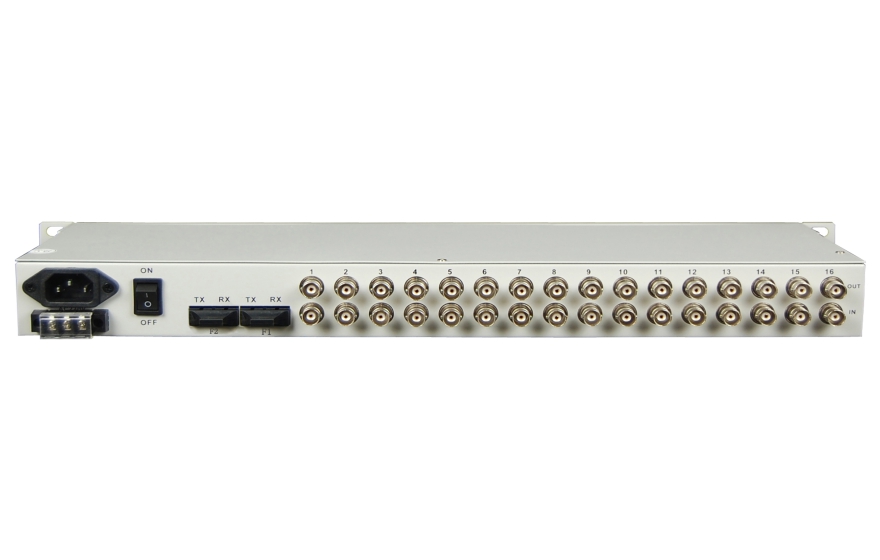 飞畅科技-16E1+3GE+1FX 1+1光备份  PDH光端机