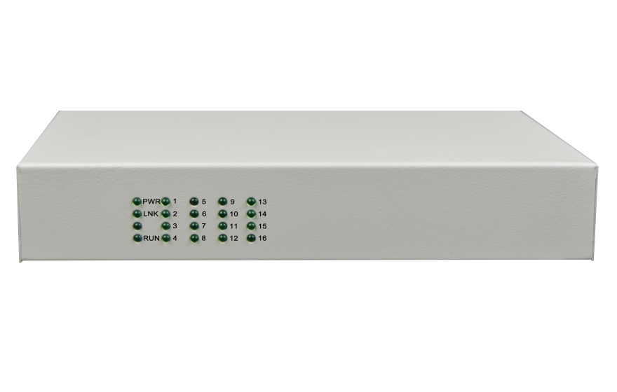 飞畅科技-普通型16路百兆以太光纤收发器