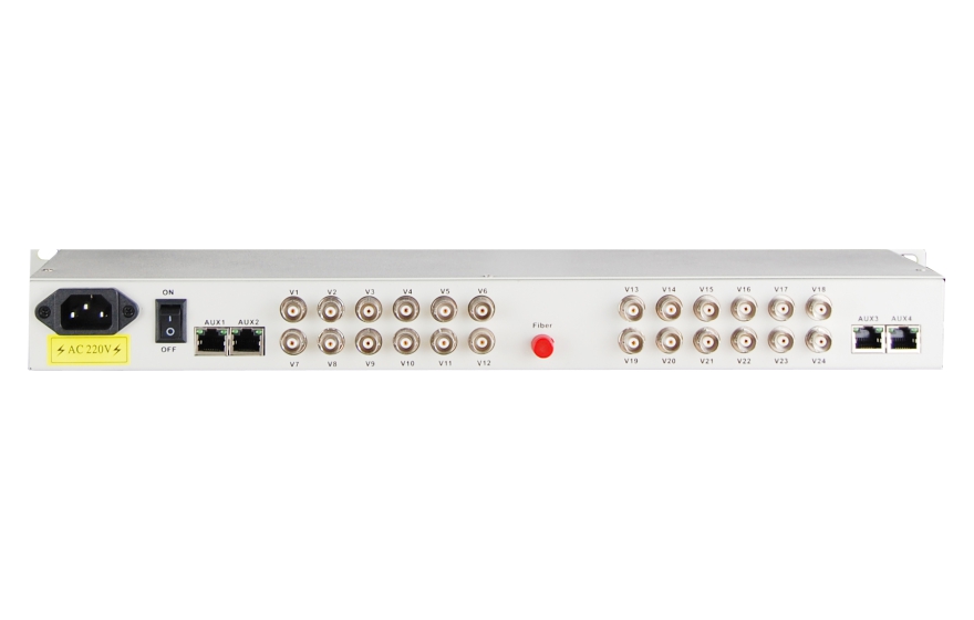 飞畅科技-24路综合复用视频光端机