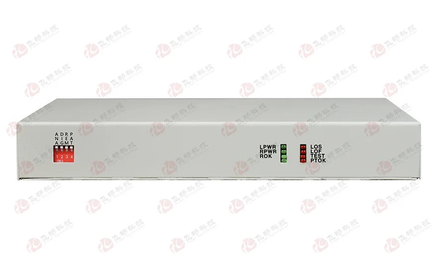 桌面型8路电话+4RS232电话光端机