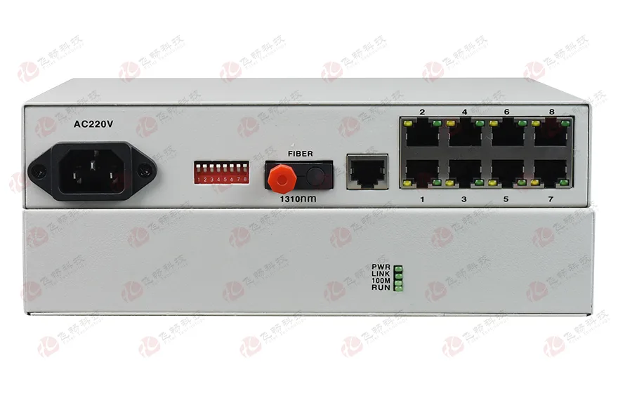 普通型1千兆光8百兆电光纤收发器