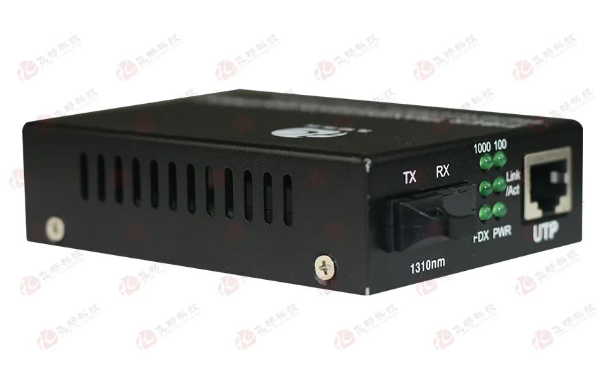 可远端网管 1路千兆光纤收发器（外置电源）