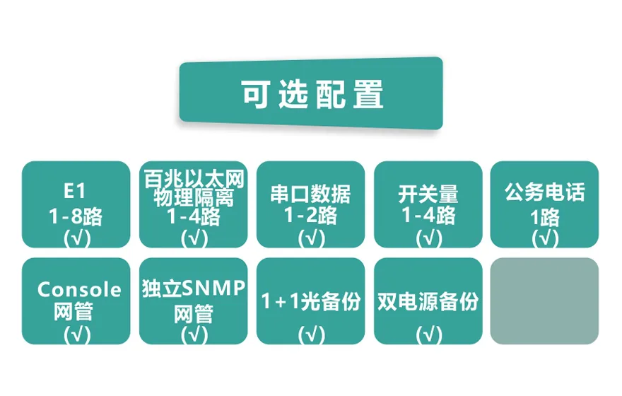 8E1+4xFE(物理隔离)1+1光备份 PDH光端机