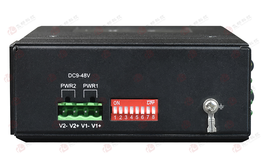 飞畅科技-工业轨式8口千兆交换机