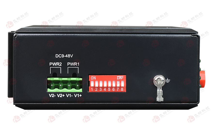 飞畅科技-网管型 4千兆电+2路千兆光(固定光模块)  工业轨式环网交换机