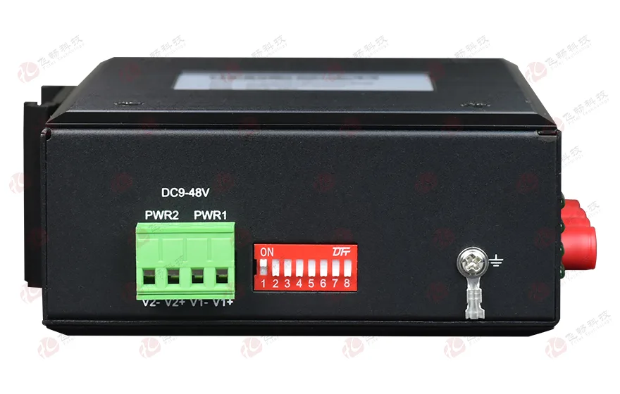 工业轨式 环网型1-2路CAN总线光端机