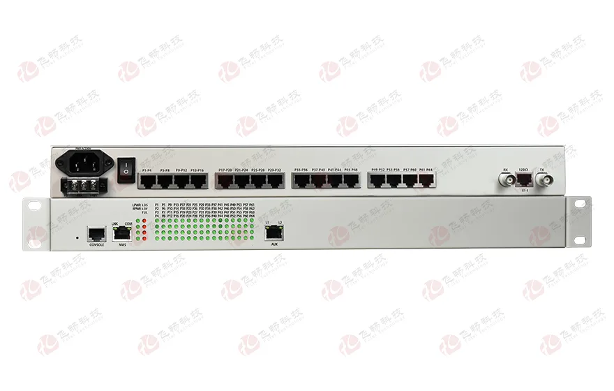 单E1 传64路电话 PCM设备