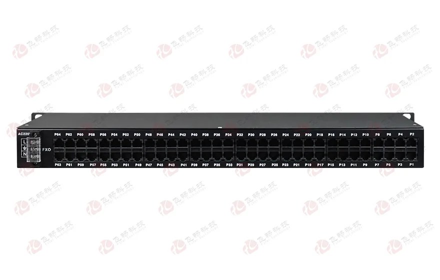 64路电话（RJ11）+2路百兆以太网 电话光端机