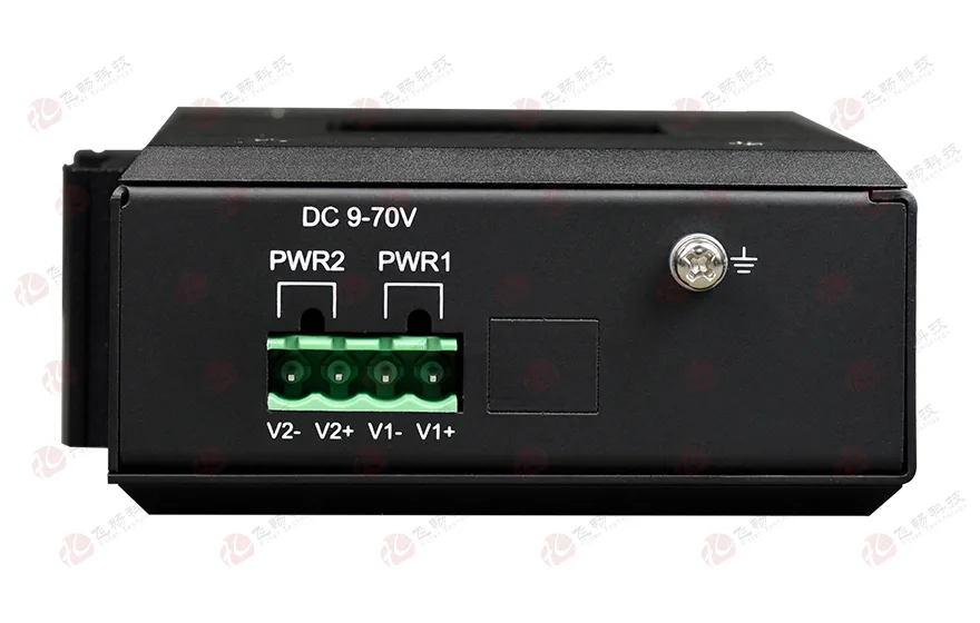 mini工业轨式5路百兆电 交换机(双DC电源或AC220V内置)