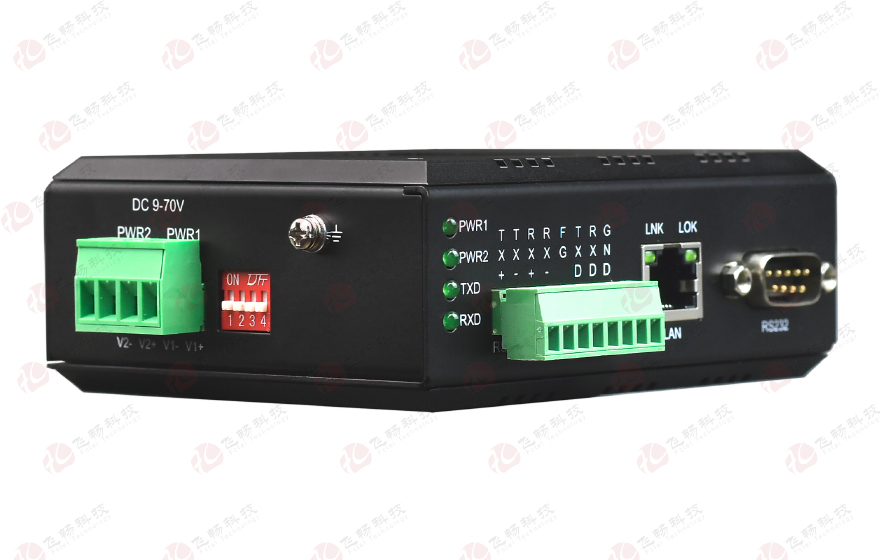飞畅科技-工业轨式1路串口服务器 (mini)