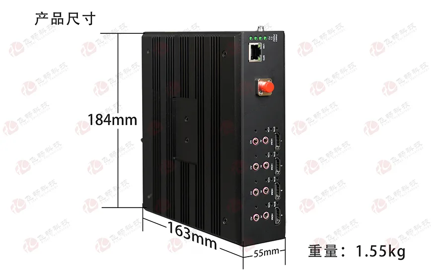 4路HDMI 导轨式