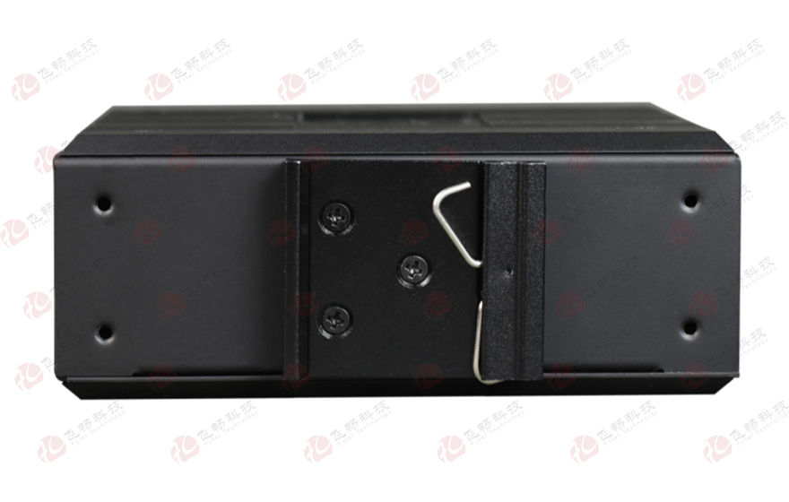 飞畅科技-工业轨式 汇聚型4路百兆电+4路百兆SFP光转2路千兆SFP光 交换机