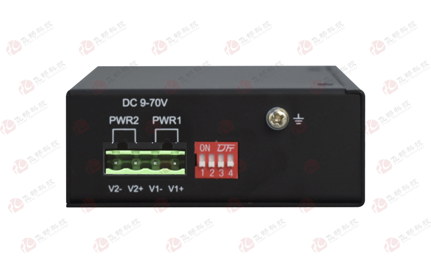 飞畅科技-工业轨式钢壳 5路千兆电 交换机