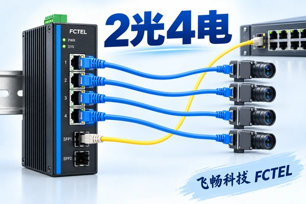 2光4电工业交换机性能怎么优化：上联、队列与环网