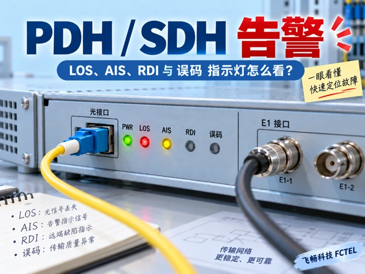 PDH和SDH光口与E1告警排查的独立专题小图