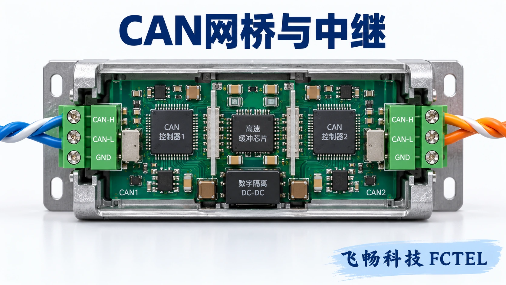 透明中继传播位状态，CAN网桥使用两控制器接收后重发