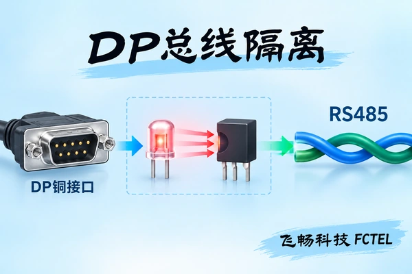 差分收发器经信号隔离和隔离电源跨越屏障的通用机制