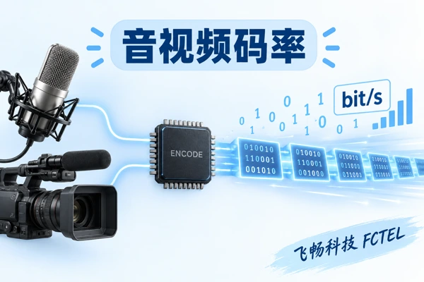 音频视频采集经过编码形成数字码流示意