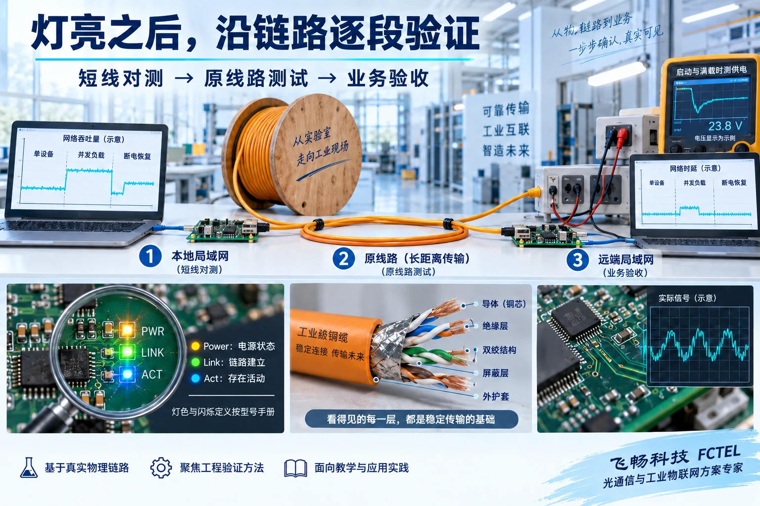 指示灯检查与短线长线业务的分阶段测试