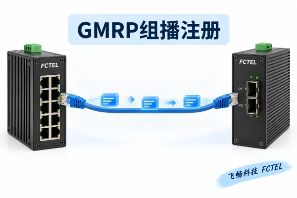 GMRP组播注册与转发路径的独立浅色列表图