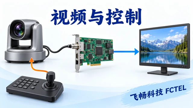 模拟视频采样恢复与网络摄像机编码转发的两条路径