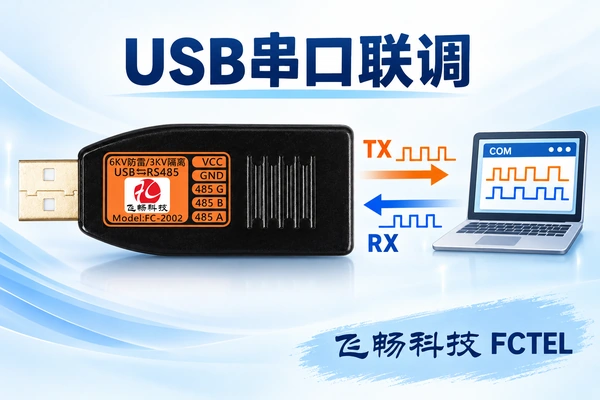 RS232发送接收交叉与RS485差分总线两种不同接法