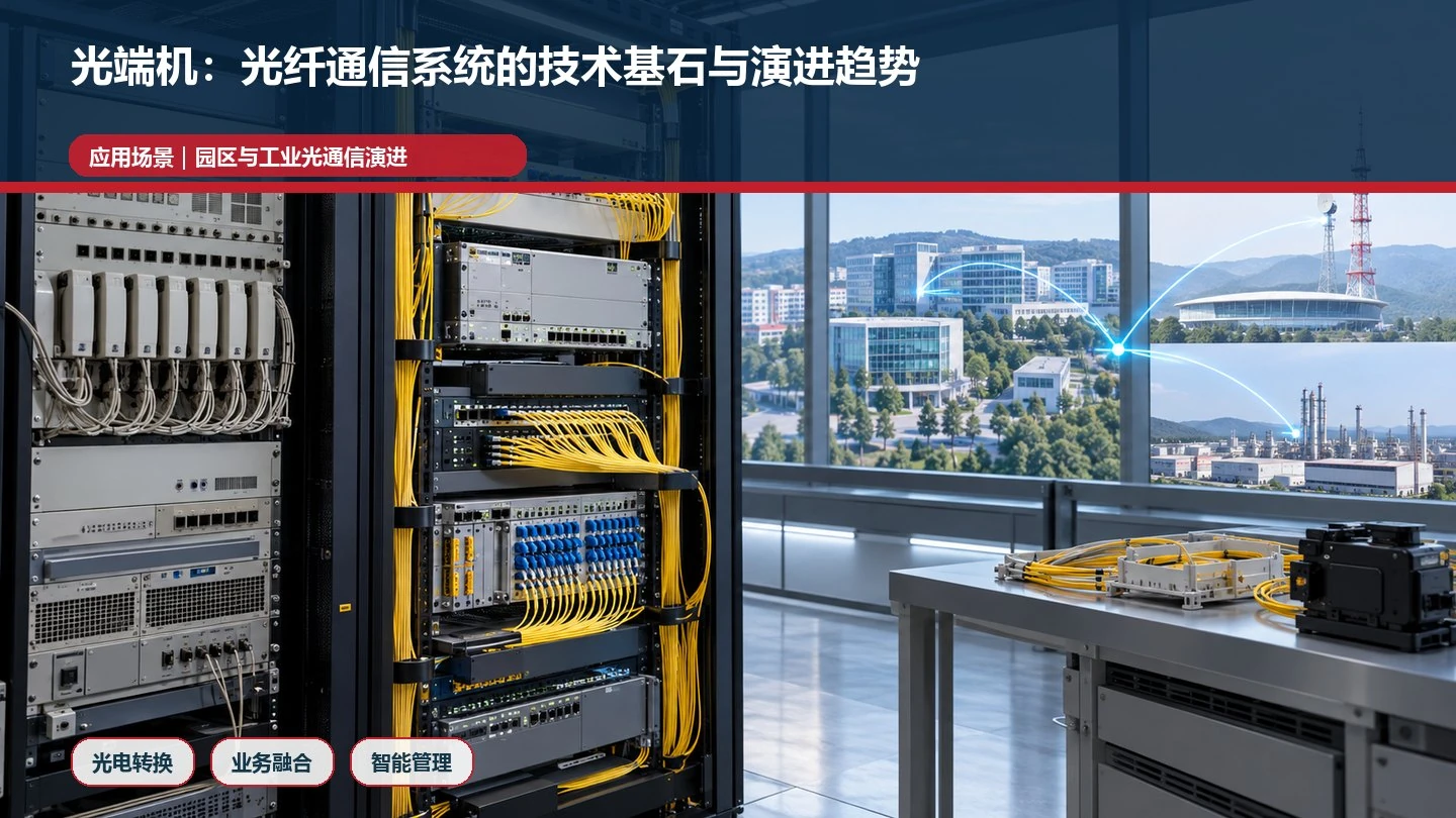 光端机：光纤通信系统的技术基石与演进趋势应用场景图