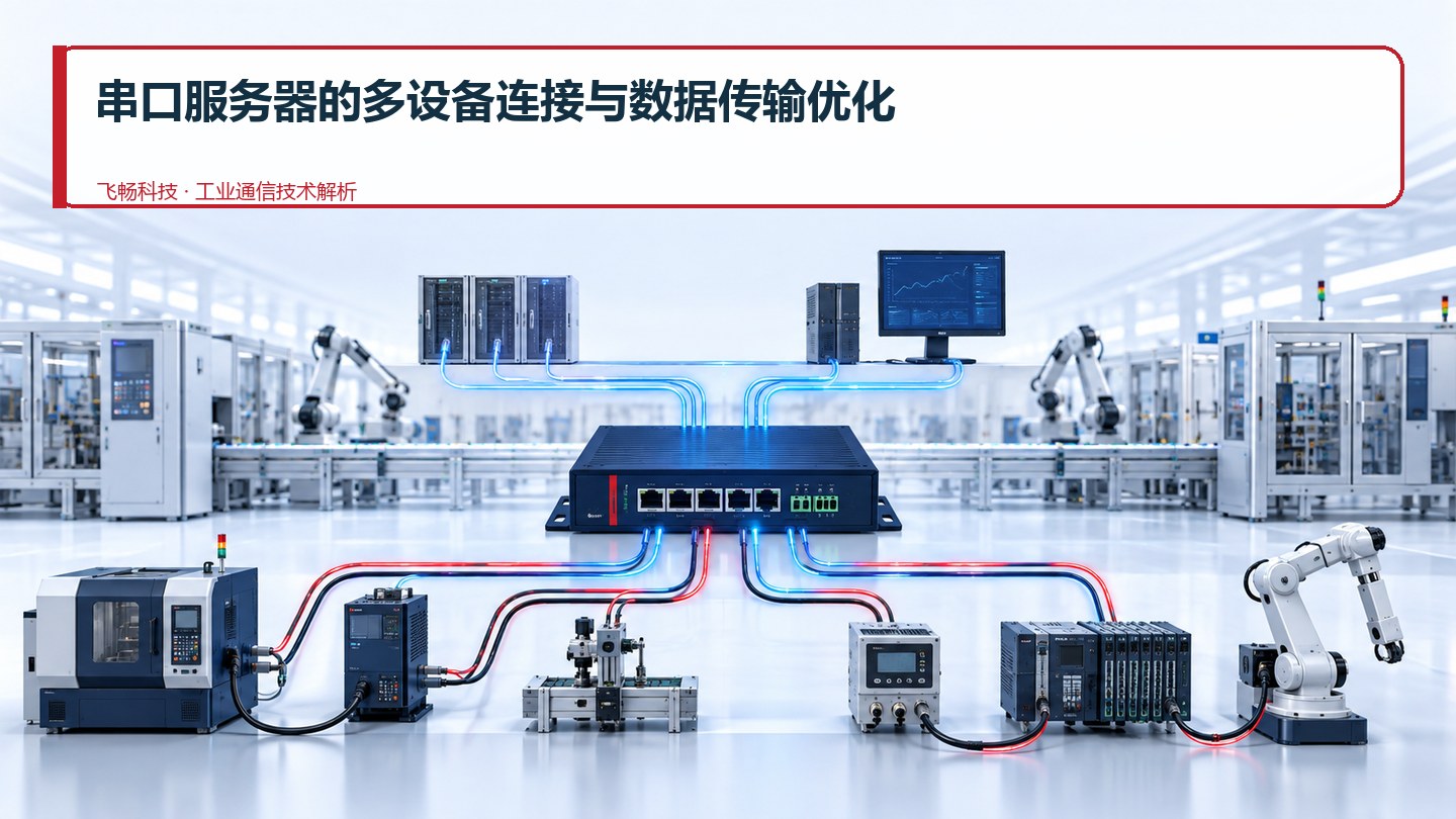 串口服务器的多设备连接与数据传输优化主题示意图