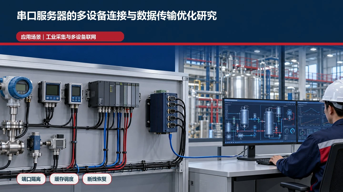 串口服务器的多设备连接与数据传输优化研究应用场景图