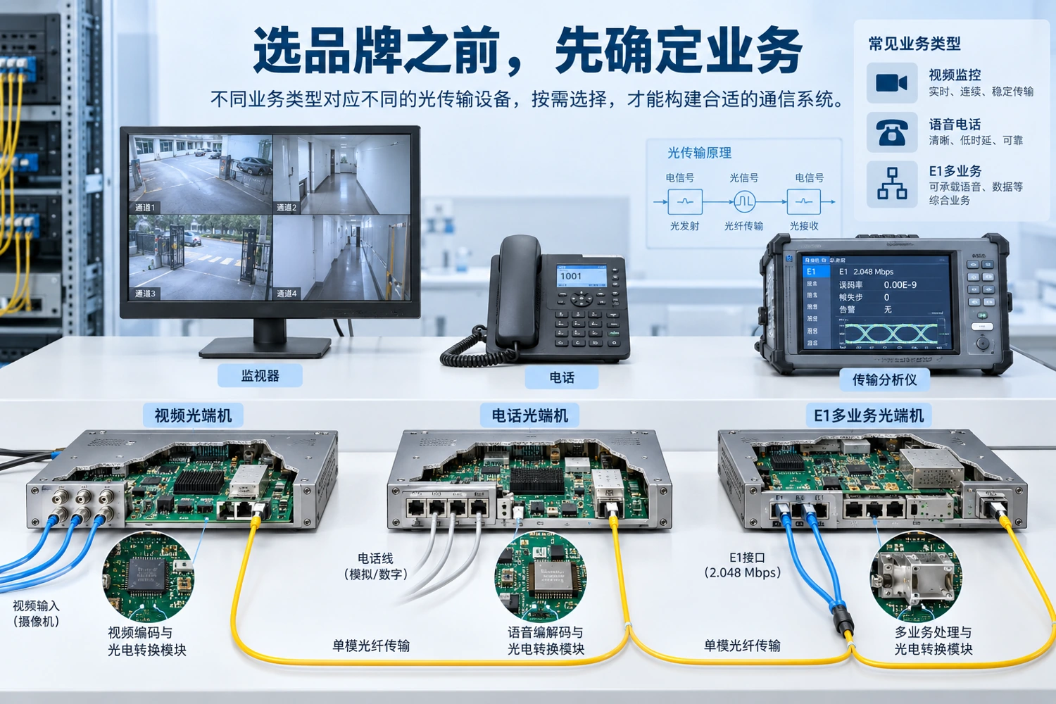 不同业务采用不同接口和测试方法;比较品牌前,应先统一技术需求。