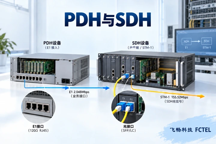 PDH与SDH设备、E1业务口和同步光线路的独立专题小图