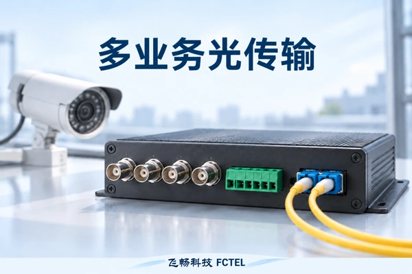 多业务视频光端机及视频与光纤接口