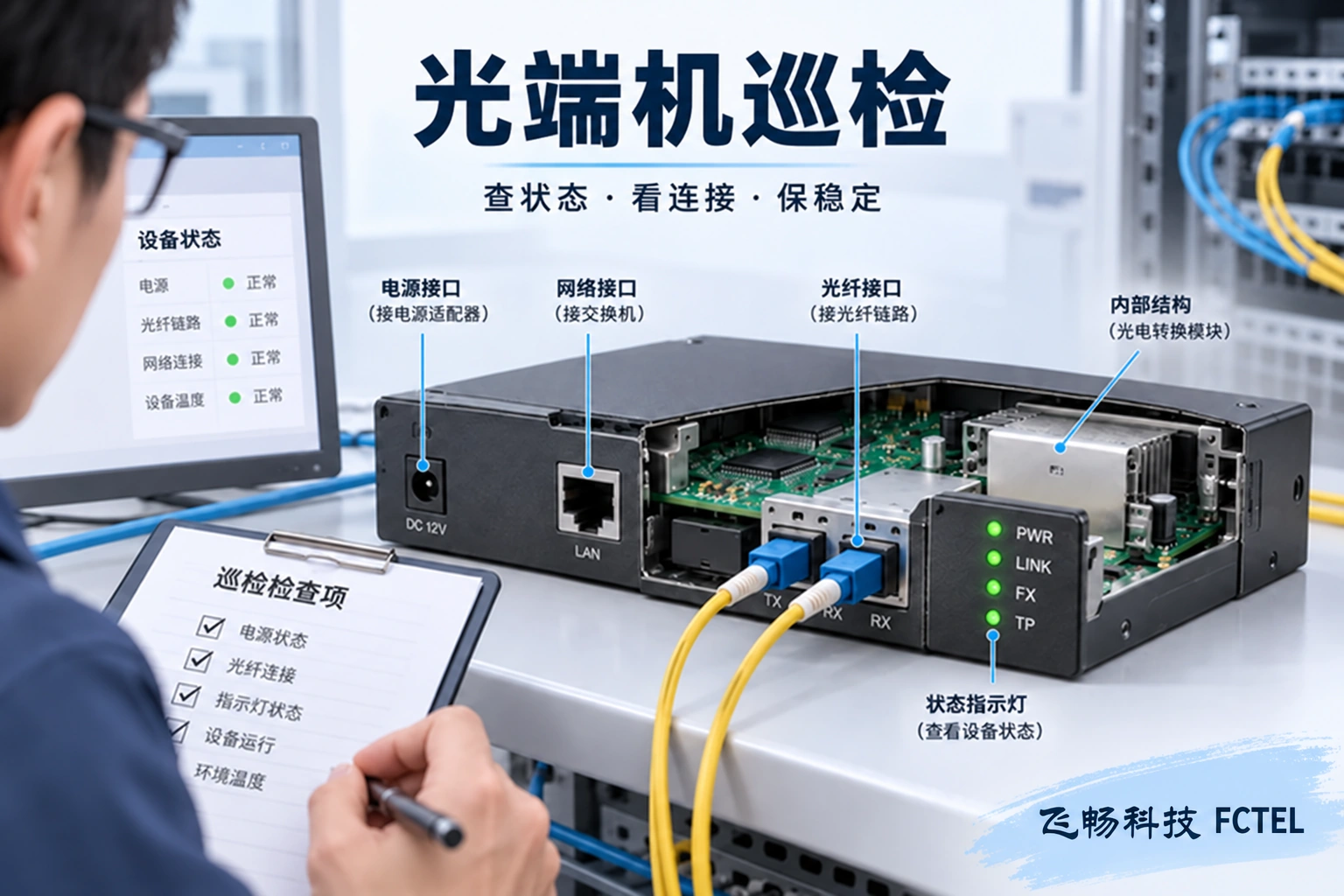 光端机怎样巡检与保养主题小图