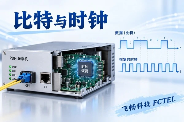 PDH光端机怎样处理信号：时钟恢复、复用与传输效率边界（通用原理示意，非产品实物）