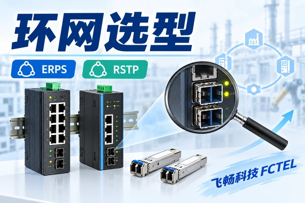 工业环网交换机怎样选：协议匹配、故障域与业务恢复测试