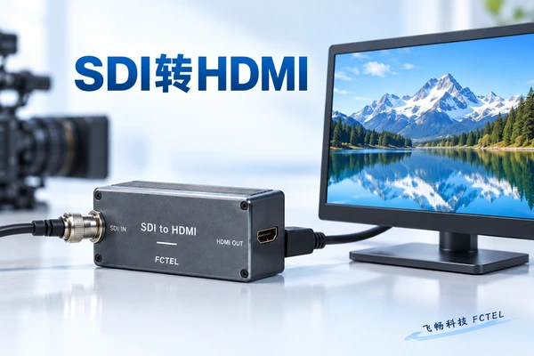 SDI转HDMI转换器的BNC输入与HDMI输出接口